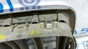 Grilă radiator stânga BMW X5 F15 14-18 Pure Excellence, crăpată, suport rupt, nisip