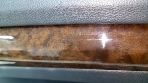 Ornamente ușă față dreapta Audi Q5 80A 18-20 piele neagră, mulură sub braț, cu mâner, cotiera și inserție piele neagră, zgârieturi