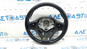 Руль голый BMW X5 F15 14-18 кожа черная с подогревом, Sport, царапины, надрывы