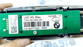 Плафон освещения правый BMW X5 F15 14-18 под панораму