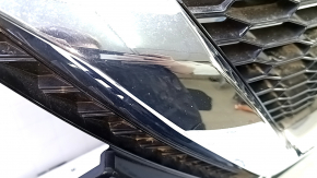 Решетка радиатора grill Nissan Rogue Sport 20-22 под камеру, песок