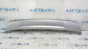 Накладка губы переднего бампера Audi Q5 80A 18-20 серая, царапины, песок