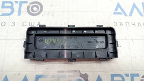 Вставка в накладку центральной консоли верхнюю задняя Volkswagen ID.4 21-22 черная