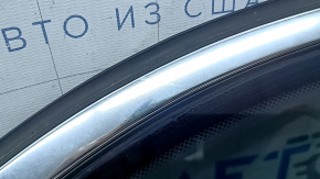 Форточка глухое стекло задняя правая BMW X5 F15 14-18 тонировка, хром, потерт уплотнитель, царапины