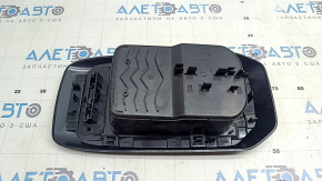 Накладка центральной консоли подстаканник Volkswagen ID.4 21-22 черный глянец