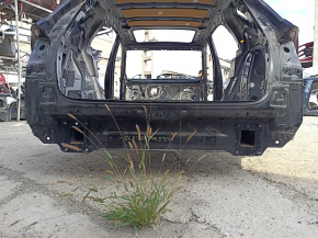 Задняя панель Mercedes W167 GLE 350 450 20-26 2 части, на кузове, черная