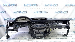Торпедо передняя панель с AIRBAG Nissan Rogue Sport 20-22 черная под 5" дисплей