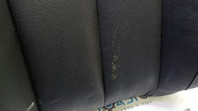 Tapițerie scaun pasager Nissan Rogue Sport 17-22 piele neagră, încălzită, pentru curățare