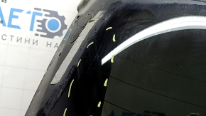 Дверь багажника голая со стеклом верхняя часть BMW X5 F15 14-18 тонировка, графит A90, вмятины, царапины на стекле