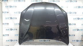Capotă neagră BMW X5 F15 14-18 aluminiu, grafit A90, spate