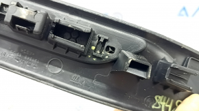 Ornamente prag spate dreapta BMW X5 F15 14-18 negru pentru 2 rânduri de scaune cu inserție cromată, tip 2, zgârieturi, fixare ruptă