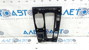 Накладка центральной консоли BMW X5 F15 14-18 черная, царапины