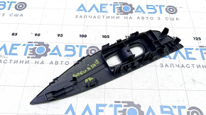 Ornament control ridicare geam dreapta față Nissan Rogue Sport 17-22 structură, negru, suport defect