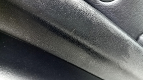 Ornamente ușă spate dreapta BMW X5 F15 14-18 piele neagră Dakota fără cortină, Harman Kardon, inserție și cotieră piele neagră, ornament sub braț, cu iluminare și mâner, zgârieturi, rupturi, lovituri