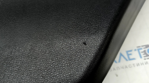 Ornamente ușă spate dreapta BMW X5 F15 14-18 piele neagră Dakota fără cortină, Harman Kardon, inserție și cotieră piele neagră, ornament sub braț, cu iluminare și mâner, zgârieturi, rupturi, lovituri
