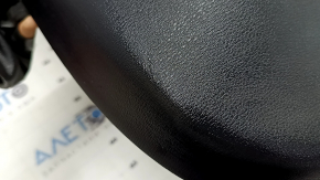 Ornamente ușă spate dreapta BMW X5 F15 14-18 piele neagră Dakota fără cortină, Harman Kardon, inserție și cotieră piele neagră, ornament sub braț, cu iluminare și mâner, zgârieturi, rupturi, lovituri
