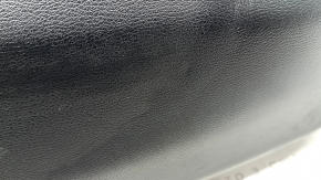 Ornamente ușă față stânga BMW X5 F15 14-18 piele neagră Dakota, Harman Kardon, inserție și cotiera piele neagră, ornament sub braț, cu iluminare și mâner, zgârieturi, rupturi, lovituri