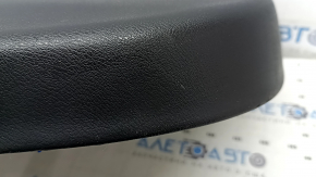 Ornamente ușă față dreapta BMW X5 F15 14-18 piele neagră Dakota, Harman Kardon, inserție și cotiera piele neagră, ornament sub braț, cu iluminare și mâner, zgârieturi, rupturi, lovituri, cuțit