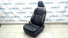 Водительское сидение Toyota Venza 21-24 электро, с airbag, кожа черная, подогрев, вентиляция, перфорация, XLE, под химчистку, царапины