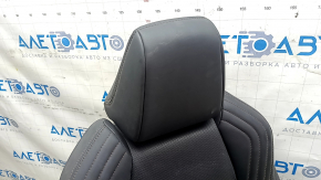 Пассажирское сидение Toyota Venza 21-24 электро, с airbag, кожа черная, подогрев, вентиляция, перфорация, XLE, Limited, под чистку, царапины