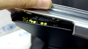 Spătar-cotiera banchete spate centrale cu 2 rânduri BMW X5 F15 14-18 piele neagră Dakota, zgârieturi