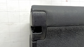 Spătar-cotiera banchete spate centrale cu 2 rânduri BMW X5 F15 14-18 piele neagră Dakota, zgârieturi