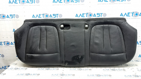 Подушка заднего сидений 2 ряд BMW X5 F15 14-18 кожа черная Dakota, подогрев, цельная сидушка, примята, царапины, под чистку