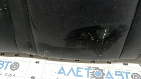 Подушка заднего сидений 2 ряд BMW X5 F15 14-18 кожа черная Dakota, подогрев, цельная сидушка, примята, царапины, под чистку
