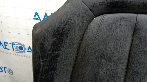 Подушка заднего сидений 2 ряд BMW X5 F15 14-18 кожа черная Dakota, подогрев, цельная сидушка, примята, царапины, под чистку