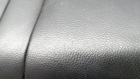 Подушка заднего сидений 2 ряд BMW X5 F15 14-18 кожа черная Dakota, подогрев, цельная сидушка, примята, царапины, под чистку