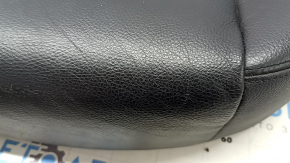 Подушка заднего сидений 2 ряд BMW X5 F15 14-18 кожа черная Dakota, подогрев, цельная сидушка, примята, царапины, под чистку