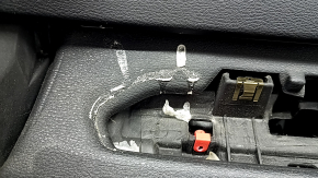 Panou frontal Torpedo cu AIRBAG BMW X5 F15 14-18 piele neagră Dakota, proiectare inferioară