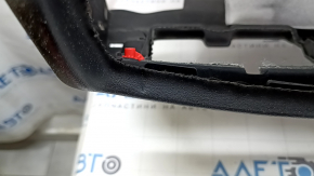 Panou frontal Torpedo cu AIRBAG BMW X5 F15 14-18 piele neagră Dakota, proiectare inferioară