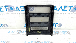 Накладка центральной консоли задняя BMW X5 F15 14-18 черная, царапины, сломаны крепления
