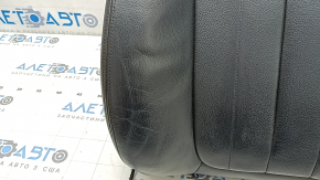 Обшивка спинки пассажирского сидения BMW X5 F15 14-18 кожа черная Dakota, с подогревом, царапины, потрескана