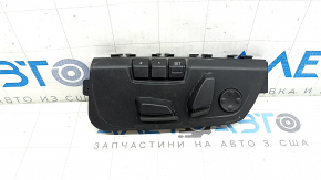 Управление водительским сидением BMW X5 F15 14-18 черное под память и поясничный подпор