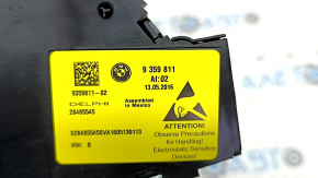 Comandă scaun șofer BMW X5 F15 14-18 negru cu memorie și suport lombar