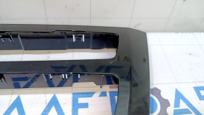 Ornamente cadru pentru radio și climatizare BMW 3 F30 15-18, negru lucios, cu iluminare din spate, zgârieturi