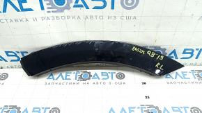 Накладка арки двери задняя левая Audi Q8 19-26 черный глянец, царапины, сломаны крепления