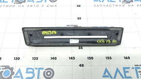 Ornamente prag ușă spate stânga exterior Audi Q8 19-25 negru cu crom, iluminare din spate