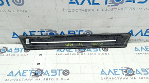 Ornamente prag față dreapta Audi Q8 19-25 negru cu crom, iluminare din spate