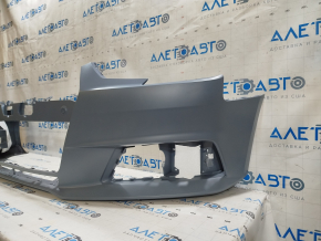Бампер передний голый Audi A4 B9 17-17 без омывателей и парктроников