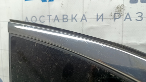 Форточка глухое стекло задняя левая Kia Niro 17-22 хром, царапины на хроме