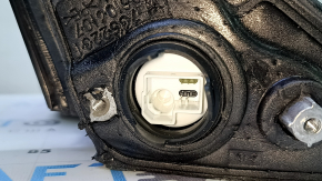 Зеркало боковое левое в сборе BMW 3 F30 4d 13-18 usa 5 пинов, крепление мат, поворотник, BSM, автозатемнение, серебро