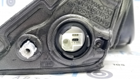 Зеркало боковое правое в сборе BMW 3 F30 4d 13-18 usa 5 пинов, крепление мат, BSM, поворотник, серебро