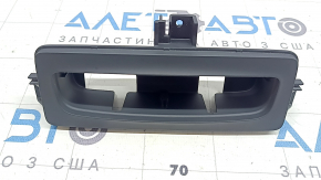 Накладка центральной консоли задняя Audi Q8 19-26 черная, малая, под управление климатом