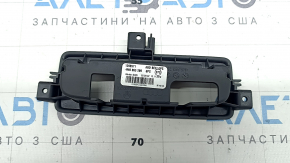 Накладка центральной консоли задняя Audi Q8 19-26 черная, малая, под управление климатом
