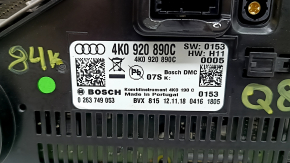Щиток приборов Audi Q8 19-20 84к, царапины