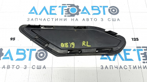 Накладка губы заднего бампера левая Audi Q8 19-23 структура