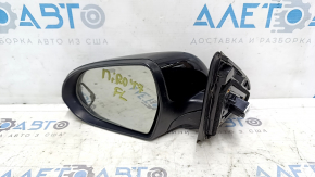 Зеркало боковое левое в сборе Kia Niro 17-22 3 пина, черное, царапины, клей на стекле